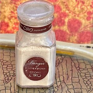 Vintage Danger By Ciro Powder & Sachet / Dry Parfum  1. oz Amazing Scent RARE